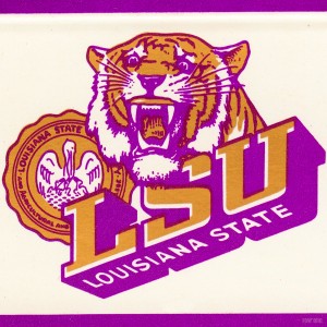 Vintage LSU Art